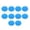 Blue, variant on 10 Pieces Spot Markers Sit Floor Spots Circles Self Sticky 4 inch Spot Marker Sticker for Sports Teacher Tools Teaching Yoga Exercise Blue