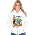 thumbnail image 4 of Popeye Olive Oyl Too Cute Halloween Zip Hoodie Sweatshirt Women Brisco Brands L, 4 of 6