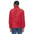 thumbnail image 2 of Harriton M980 Men's Quarter-Zip Fleece Pullover-Red-XL, 2 of 3
