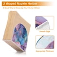 thumbnail image 5 of Yayeee Napkin Holder for Table Kitchen Paper Tissue Organization, Pink Marble Pattern, 5 of 8