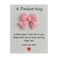 thumbnail image 2 of Amzcrzy Holiday Ecorations Cute Bow Pocket Blessing Message Card Phone Back Sticker Refrigerator Sticker Potted Decoration Fake Flowers Fall Decorations for Home Fake Plants Fall Decorations, 2 of 3