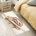 thumbnail image 4 of Coolnut Sloth Painting Bath Mat, Dry Quickly Non Slip Absorbent Bath Rug, Soft Living Room Bedroom Home Floor Mats, Bath Mats for Bathroom, Tub and Shower 20" x 39" Home Decor Gifts, 4 of 7