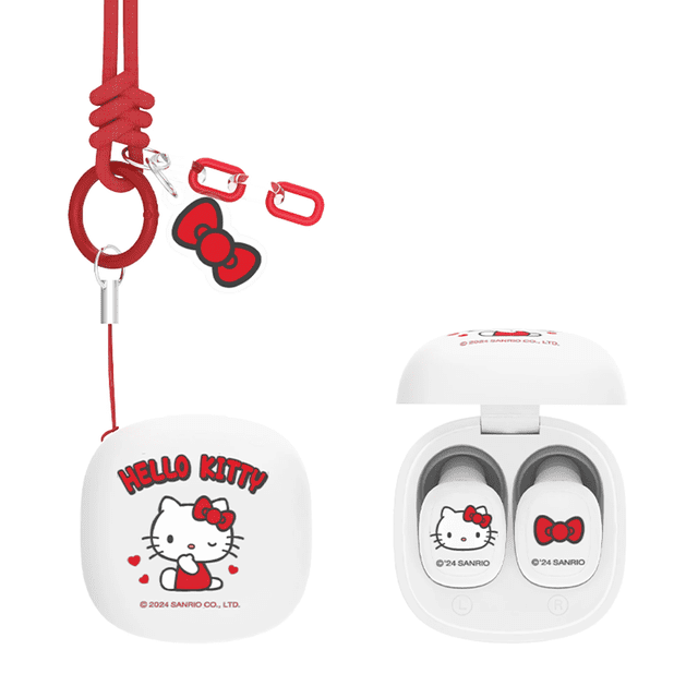 Sanrio-auriculares inalámbricos Hello Kitty, audífonos con Bluetooth, Kuromi, My Melody, Cinnamoroll, deportivos, con reducción de ruido