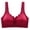 Red, variant on ,Women's Wireless Seamless Bra Push up Full Coverage Bras Soft Smoothing Bralettes Everyday Red XXL