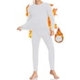 thumbnail image 3 of DAKIMOE Thermal Underwear for Men Long Johns with Fleece Lined, Base Layer Men Cold Weather Top Bottom, 3 of 9
