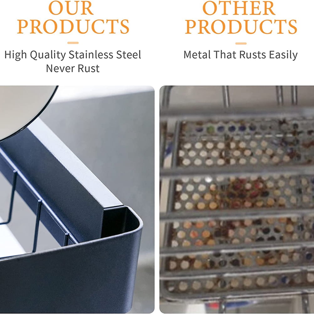 Kadyn Dish Drying Rack, Extendable (13.4” to 19.3”) Dish Drainers for Kitchen, Sink Drying Rack with Drying Board, Black Kadyn Dish Drying Rack, Extendable (13.4” to 19.3”) Dish Drainers for Kitchen, Sink Drying Rack with Drying Board, Black