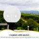 thumbnail image 3 of Globe Lamp Shade Fixture Ball Lamp Shade Post Mount Globe Light Fixture, 3 of 3