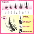 thumbnail image 4 of Extensiones de pestañas Yawamica Fairy Lash Clusters C Curly, 4 of 7