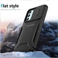 thumbnail image 2 of Rugged Case for Samsung Galaxy A55 5G with Slide Camera Cover & Drop Protection Black, 2 of 6