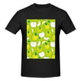 thumbnail image 4 of Bingfone Green Apple Men'S Loose Fit Short-Sleeve Pocket T-Shirt, 4 of 7