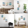 thumbnail image 2 of Cuadro Decorativo Tríptico Vertical Playa Mar Cancún Canvas Revolution Set De 3 Cuadros 30x45 cm, 2 of 5