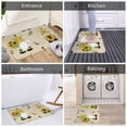 thumbnail image 6 of Goofa 16"x24" Inches Gnomes Bees And Sunflowers Doormats for Outdoor Entrance - Non-Slip Welcome Mat, Heavy Duty Door Mats Outdoor, Spring Doormat, 6 of 9