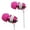 Hot Pink, variant on Super Bass Noise-Isolation Metal 3.5mm Stereo Earbuds/ Headset/ Handsfree for Samsung Galaxy S Light Luxury,A8 Star, A9 Star,J7 Star,Amp Prime 3,On6,J7 (2018) (Green) - w/ Mic
