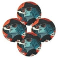thumbnail image 5 of WOBOGO Handsome God Of Gamblers Round Placemats Set of 1 Heat Resistant Washable Kitchen Table Decorations 15.4in, 5 of 7