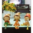 thumbnail image 5 of Figuras de resina para decoración del hogar,no digas,no escuches,no mires,muñeca,3 uds., 5 of 5