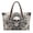 White - Skull, variant on ZUXONGSY Rose Skull Crown Print Top Handle Tote Bag for Women Portable Top Handle Bag Fashion Satchel Handbags with Zipper for Excursions Shopping