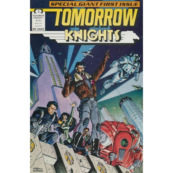 Tomorrow Knights #1 VF ; Epic Comic Book