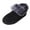 Black, variant on Vedolay House Slippers Plush Slip On Slipper Flats Comfortable Casual Winter Shoes Coffee,43