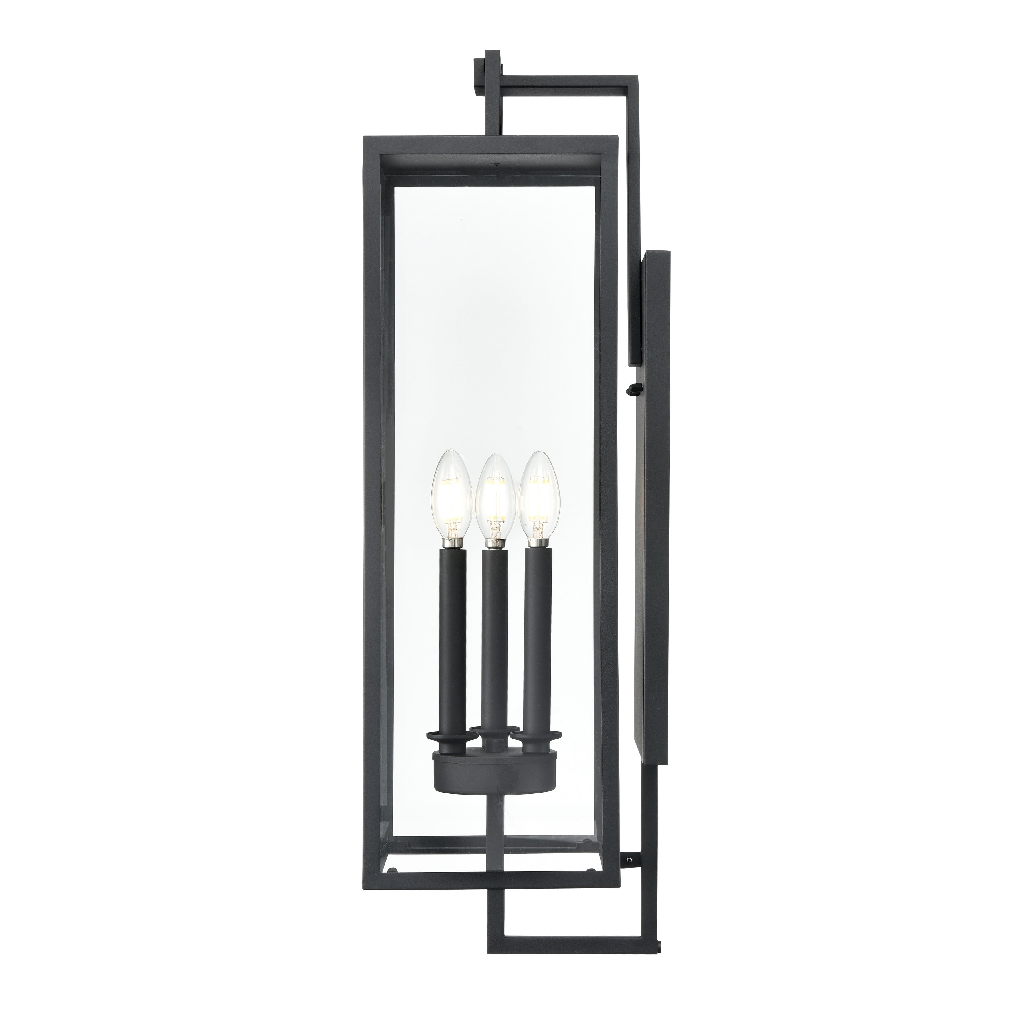 Millennium Lighting  Lamont 1 Light Outdoor Wall Sconce in Textured Black 28.5  Inch