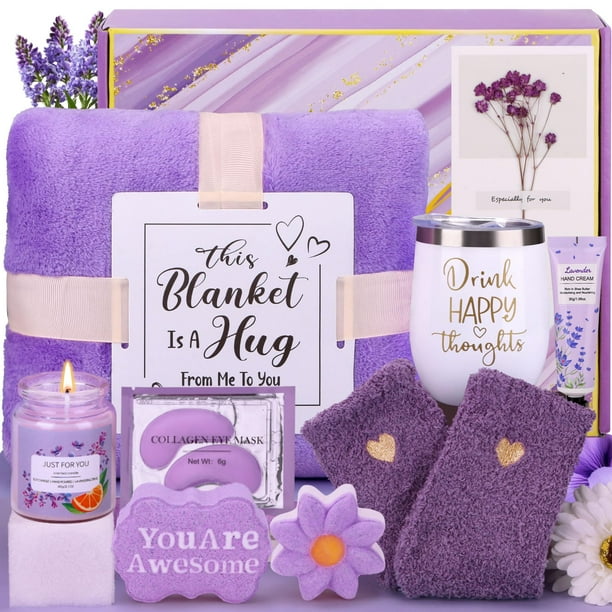 Set de Spa Relajante BaiCai en Canasta de Regalo para Cuidado Personal de Mujeres