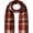 Yellow Red Plaid, variant on Classic Buffalo-Check Narrow Scarf for Women Men Winter Scarves Scottish Tartan Plaid Scarf Soft Warm Feel 14X78in