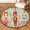 Multicolour 3, variant on CURLYOOT Round Rug 3ft Cartoon Holiday Nutcrackers Area Rug, Washable Circle Mat Non Slip Floor Carpet Mat, Soft Indoor Rugs for Entryway Living Room Dining Room Bedroom