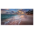thumbnail image 2 of Palm Trees on Clear Sandy Beach - Seashore Canvas Art Print, 2 of 3