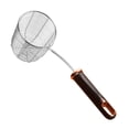 thumbnail image 2 of Elodie Deepened Skimmer Spoon Kitchen Oil Spoon for Frying Cooking Dumplings black handle, 2 of 8