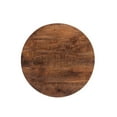 thumbnail image 2 of Pemberley Row Mango Wood and Hammered Metal Pewter Table Drum Shape Hidden Storage 22.5" Fully Assembled, 2 of 10