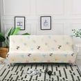 thumbnail image 1 of CHOK 2024 Futon Slipcover Armless Sofa Cover Stretch Sofa Bed Slipcover Protector Elastic, 1 of 2