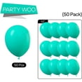 thumbnail image 6 of Teal Balloons 50 pcs 12 Inch Turquoise Aqua Blue Dark Teal Balloons for Graduation Wedding Baby Shower Bridal Shower Gender Reveal Anniversary Birthday Party Decorations Teal-Y69, 6 of 12