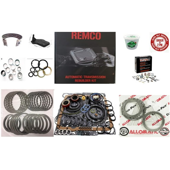 4l60e (97-03) transmission rebuilt kit master high energy clutches steels bw band shift kit bushings washer Automatic transmission