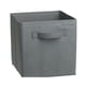 thumbnail image 1 of Cubos de almacenamiento Contenedores plegables con asas dobles Cestas plegables Estante Organizador de ropa de juguete Cesta de tela para mejorar Almacenamiento y organización del hogar Gris oscuro Wosthever HA067017-03, 1 of 4