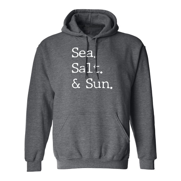 Sea. Salt. & Sun. Adult Hooded Sweatshirt