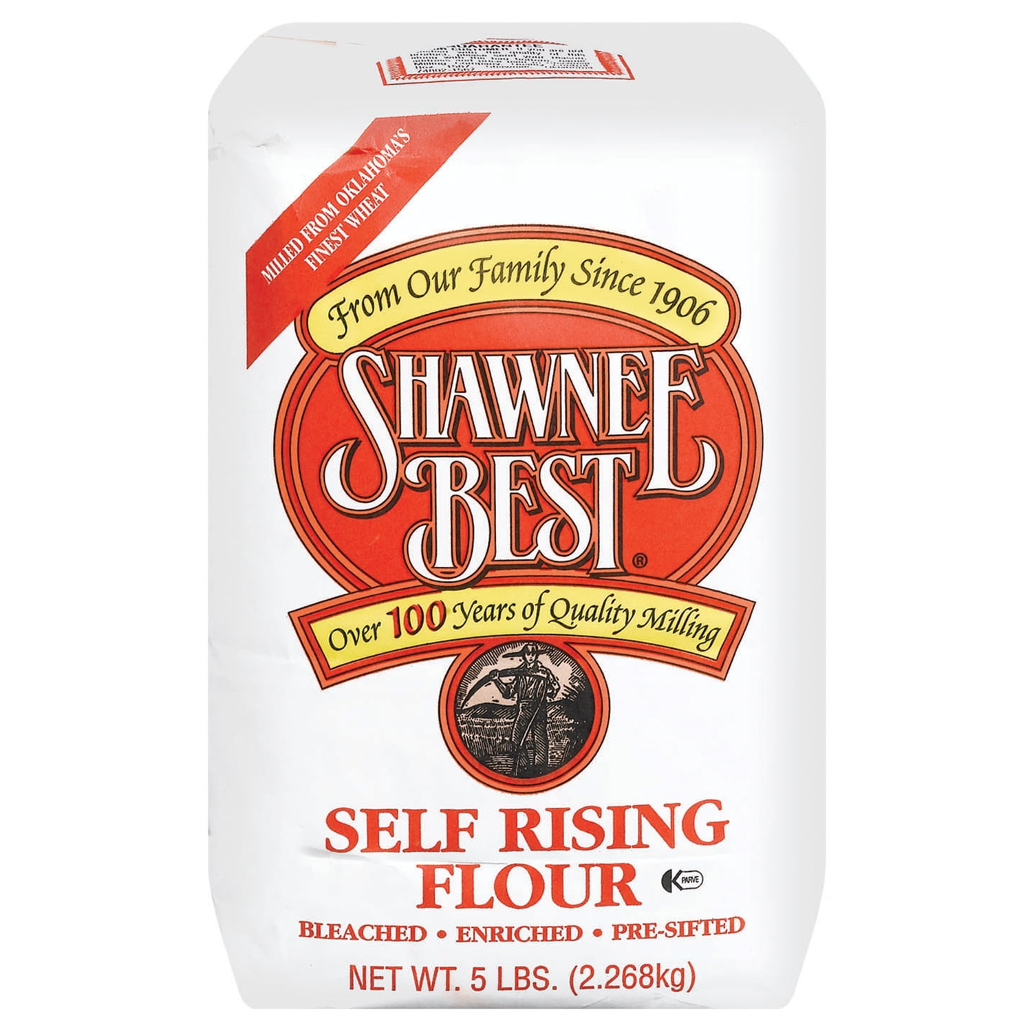 (4 pack) Shawnee Best Self-Rising Flour, 5 lb Bag – Easy Biscuit and Quick Bread Flour