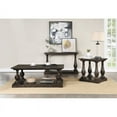 thumbnail image 4 of Walden Rectangular Coffee Table with Turned Legs and Floor Shelf Coffee, 4 of 4