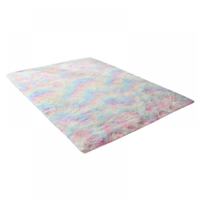 EIMELI Soft Room Rugs - Fluffy Bedroom Rugs Shaggy Geometric Design Area Rug For Girls Baby Room Kids Living Room Home Decor Floor Carpet