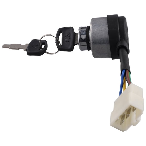 6-Wire Ignition Key Lock Switch for 2-5KW Gasoline Generators, Combination Switch, Fits Gas Generator