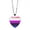 Genderfluid, variant on Rainbow LGBT Pride Necklace for Women Men Stackable Love Heart Rainbow Chain Choker Friendship Jewelry Bisexual