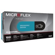 MICROFLEX MidKnight Touch 93-732 Disposable Nitrile Exam Glove Standard Cuff Length MEDIUM 93732080 1000 per Case