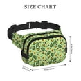 thumbnail image 2 of Horeoi Avocado With Seeds for Square Double Layer Waist Bag for Travel Cycling Outdoor Activities with Adjustable Strap and Zipper Pockets, 2 of 4