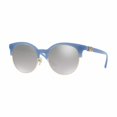 thumbnail image 1 of Gafas de sol Versace VE4326B-5227 / 6V Opal Azure Pale Gold Round Silver Mirror Lens para mujer, 1 of 1