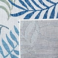 thumbnail image 6 of Safavieh Courtyard Garrett Botanical Indoor/Outdoor Area Rug, Beige/Green Blue, 4' x 5'7", 6 of 10