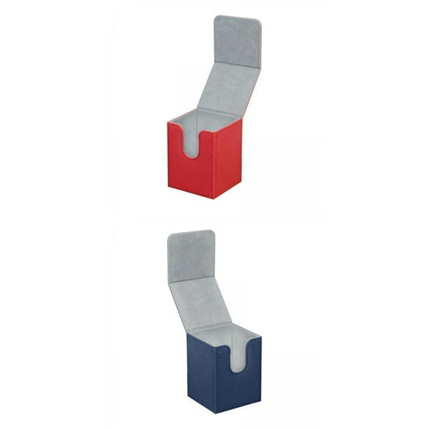 Estuche de baraja de cartas coleccionables,Soporte para caja de baraja de cartas coleccionables grande,Card Deck Case MTG Card Organizador Almacenamiento,Contenedor de protectores de estuches