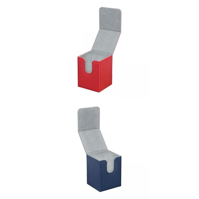 Estuche de baraja de cartas coleccionables Sunnimix 2pcs Organizador Soporte de Almacenamiento