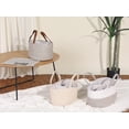 thumbnail image 6 of REGALWOVEN 1 Pack Woven Storage Basket Bin with Divider and Handle for Blankets, Clothes, Organizer Bin for Living Room Home Decor Beige 14.2*9.1*6.7in, 6 of 7