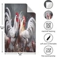 thumbnail image 3 of 6 Pack Rooster Painting Kitchen Towels Highly Absorbent, Super Soft Dishcloths 18 x 28 Inches Reusable Quick Drying Tea Towels Set for Home,Kitchen Decor Wash cloth, 3 of 7