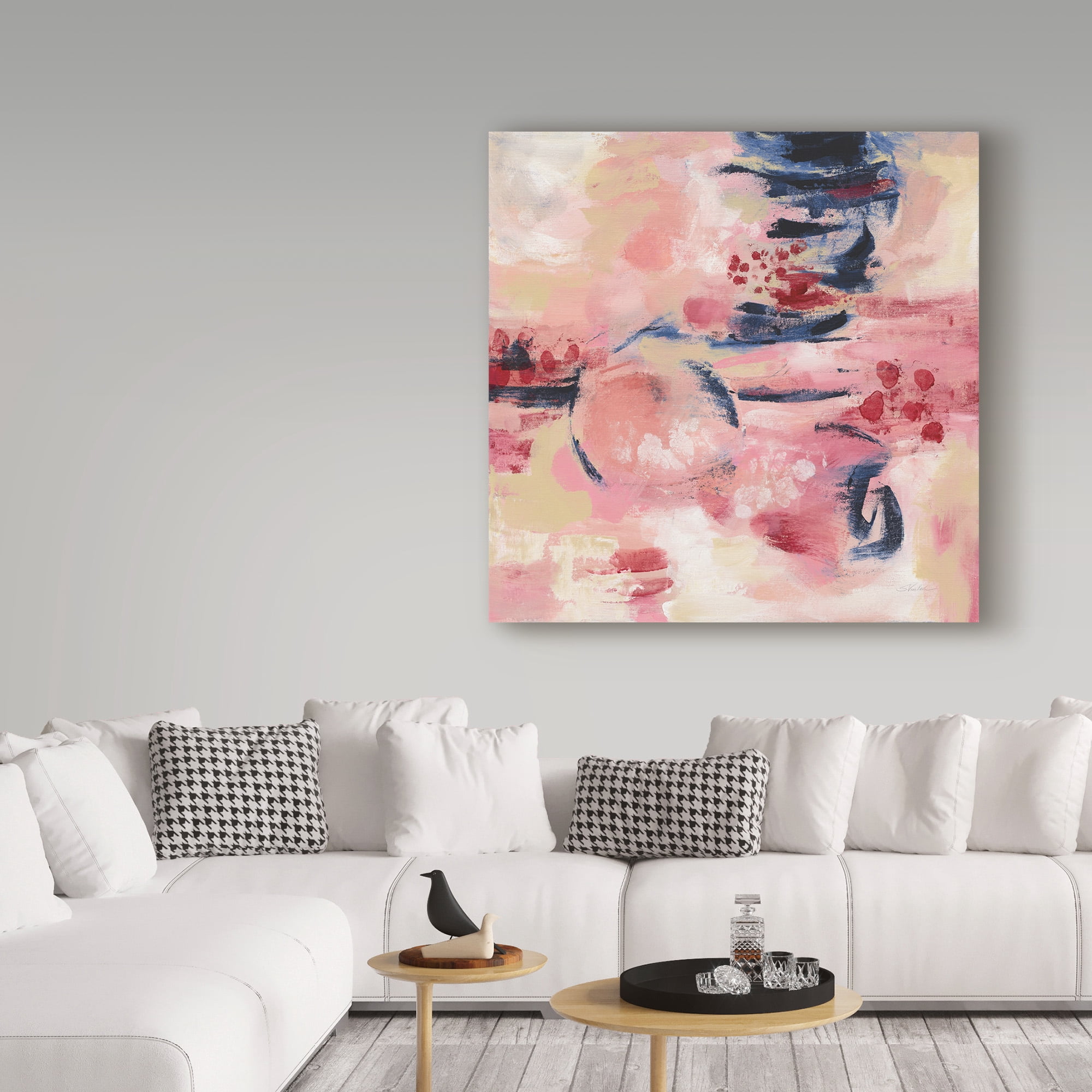 Trademark Fine Art 'Sakura II' Canvas Art by Silvia Vassileva
