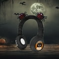 thumbnail image 5 of Bluetooth Headphones for Kids, Halloween Fluffy Spider Wireless Headphones, Volume Reduced Kids Foldable Earphones for School, Home, or Travel, 5 of 5