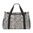 thumbnail image 1 of Fotbe Heart Leopard Bolsa de Viaje con Estampado, Bolsa de Fin de Semana para Mujer con Compartimento para Zapatos, Bolsa de Gimnasio con Bolsillo Húmedo, 1 of 7